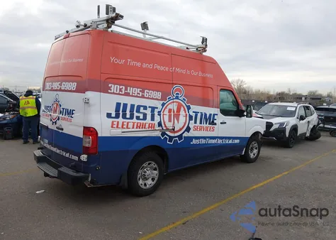 2013 Nissan Nv Cargo Nv2500 Hd S V8 from USA, damaged, VIN 1N6AF0LY9DN108059